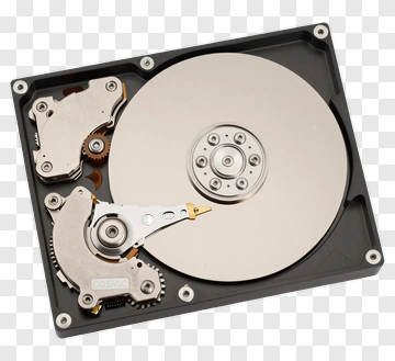 Hard Drive Internal Components PNG