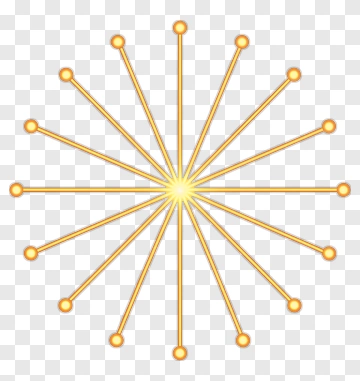Radiant Starburst Design PNG