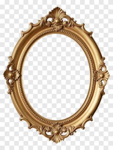 Ornate Gold Frame PNG