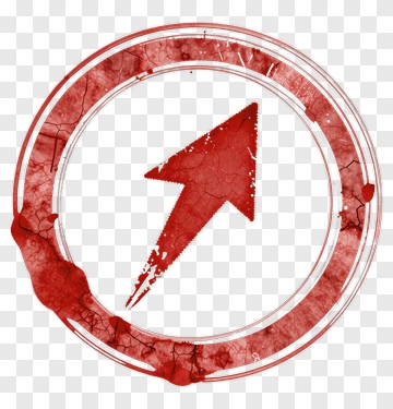 Red Arrow Stamp PNG