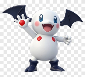 Crobat Character With Wings And Red Spots PNG