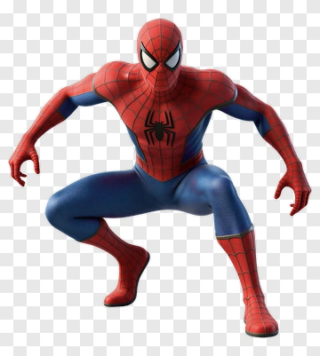 Spider-Man In Classic Suit PNG
