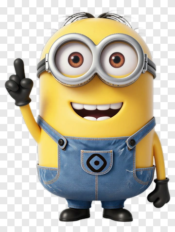 Minion Pointing Up PNG