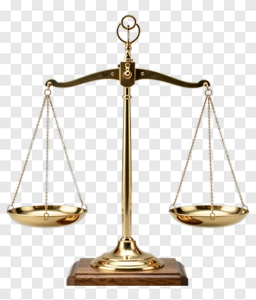 Golden Scales Of Justice PNG