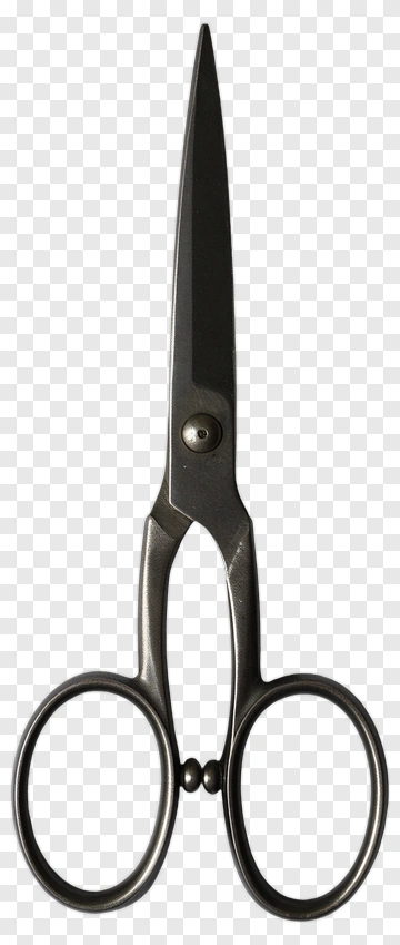 Black Metal Scissors PNG