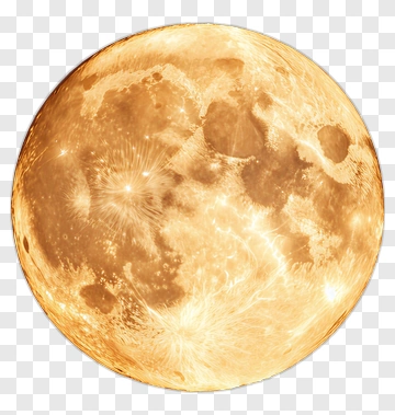 Golden Moon PNG
