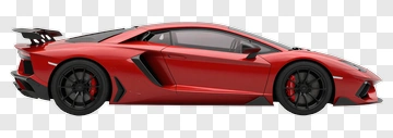 Red Lamborghini Sports Car PNG