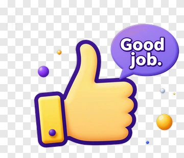 Thumbs Up Good Job PNG