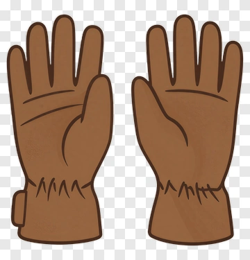 Brown Gloves PNG