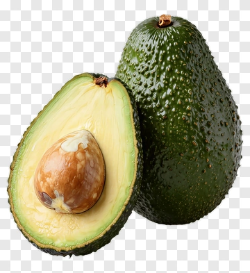 Fresh Avocado With Pit PNG