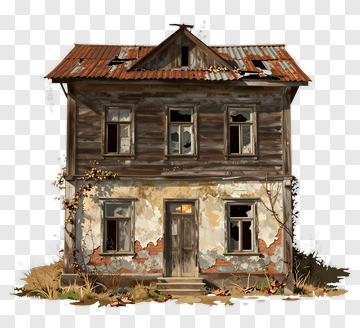 Abandoned Old House PNG