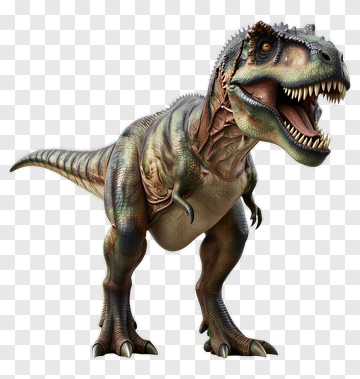 Tyrannosaurus Rex With Open Jaw PNG