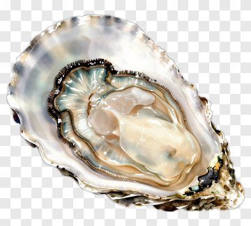 Watercolor Oyster PNG