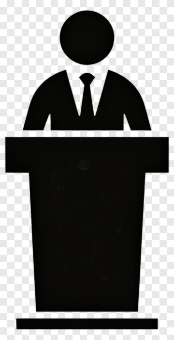 Speaker At Podium PNG