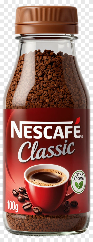 Nescafe Classic Coffee Bottle PNG