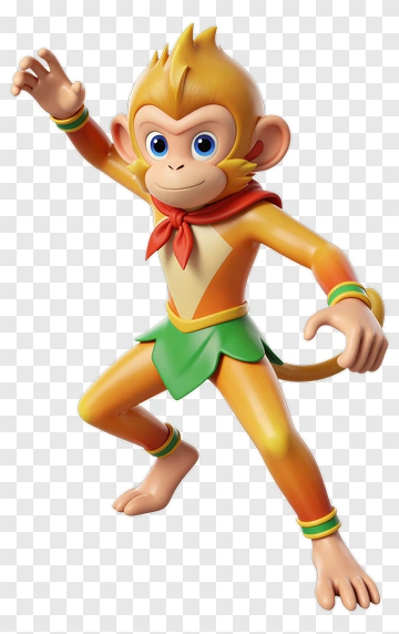 Cartoon Monkey Character PNG