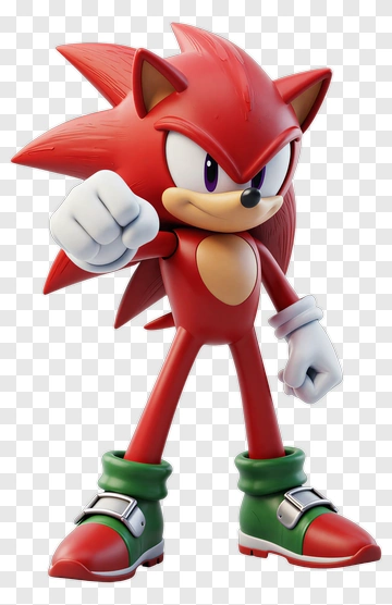 Sonic The Hedgehog In Action Pose PNG