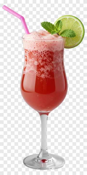 Strawberry Lime Cocktail PNG