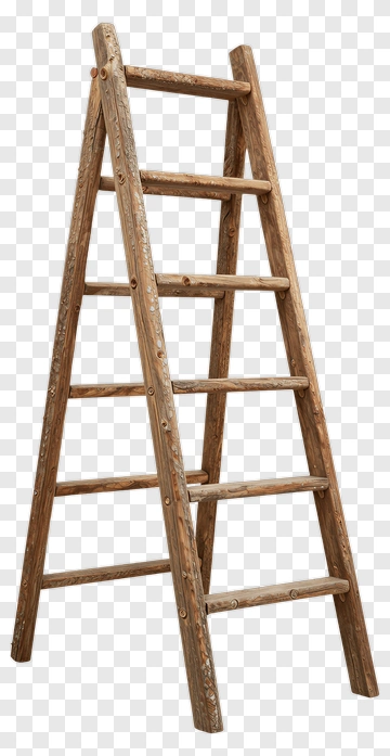 Wooden Log Ladder PNG