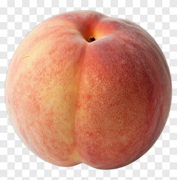 Fresh Peach With Soft Pink And Yellow Hues PNG