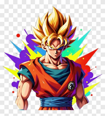 Super Saiyan Goku In Combat Outfit PNG