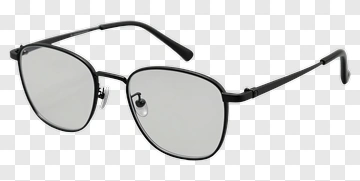 Black Framed Glasses PNG