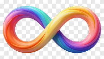 Rainbow Infinity Symbol PNG