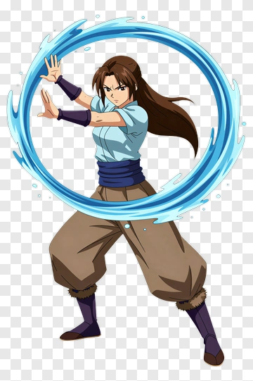 Anime Character With Water Ring PNG
