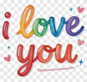 I Love You Message PNG