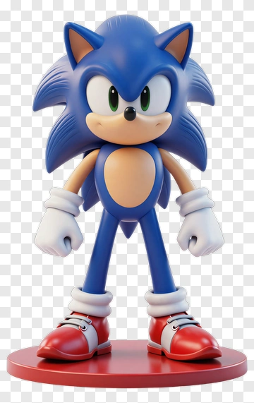 Sonic The Hedgehog Action Figure PNG