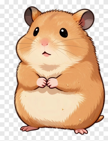 Cute Hamster PNG