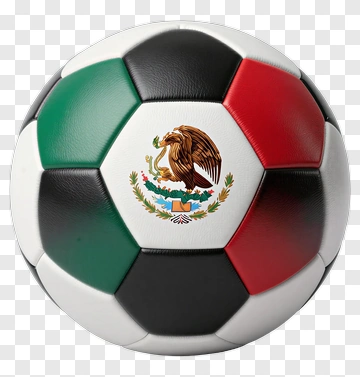 Mexico Flag Soccer Ball PNG