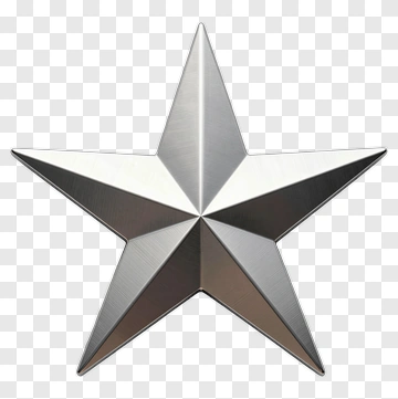 Silver Star PNG