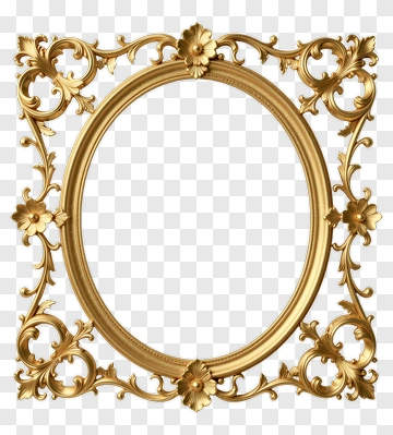 Gold Ornate Frame PNG