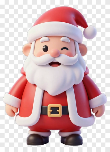 Santa Claus In Red Suit PNG