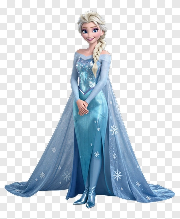 Elsa In Frozen Princess Dress PNG