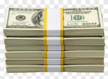 Stack Of Hundred And Ten Dollar Bills PNG