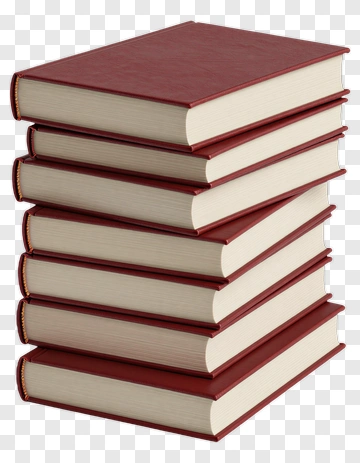 Stack Of Red Books PNG