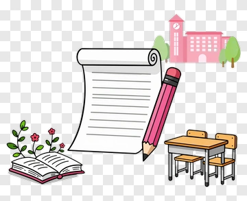 School Study Setup PNG
