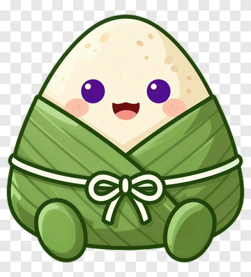 Cute Zongzi Rice Dumpling PNG