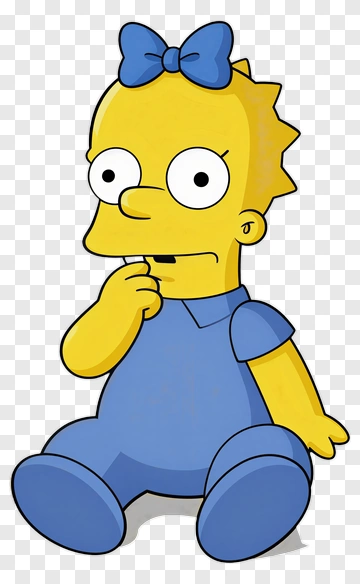 Lizzie Simpson Baby Character PNG