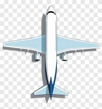 Top View Of Airplane PNG