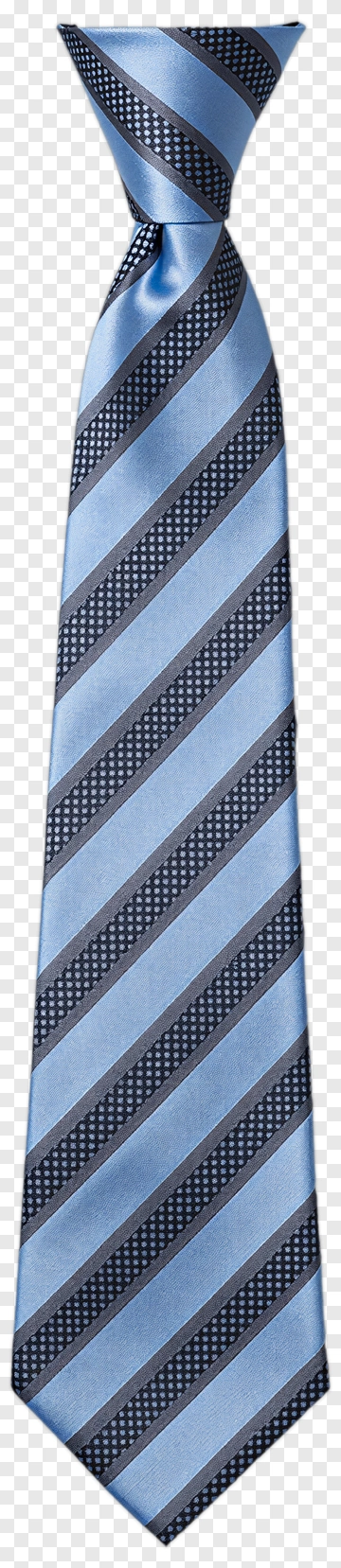 Blue And Black Striped Necktie PNG
