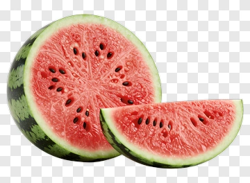 Fresh Watermelon Slices PNG