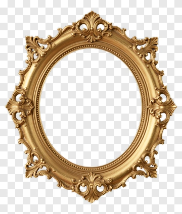 Ornate Gold Frame PNG