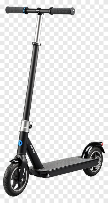 Black Electric Scooter PNG