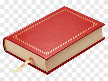 Red Leather Bound Book PNG