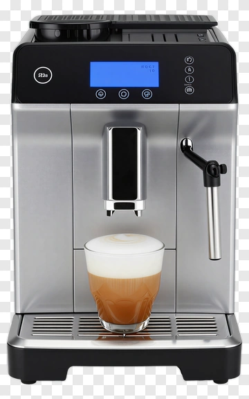 Modern Coffee Machine With Latte PNG