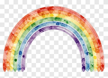 Watercolor Rainbow PNG