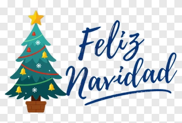 Feliz Navidad Christmas Tree PNG